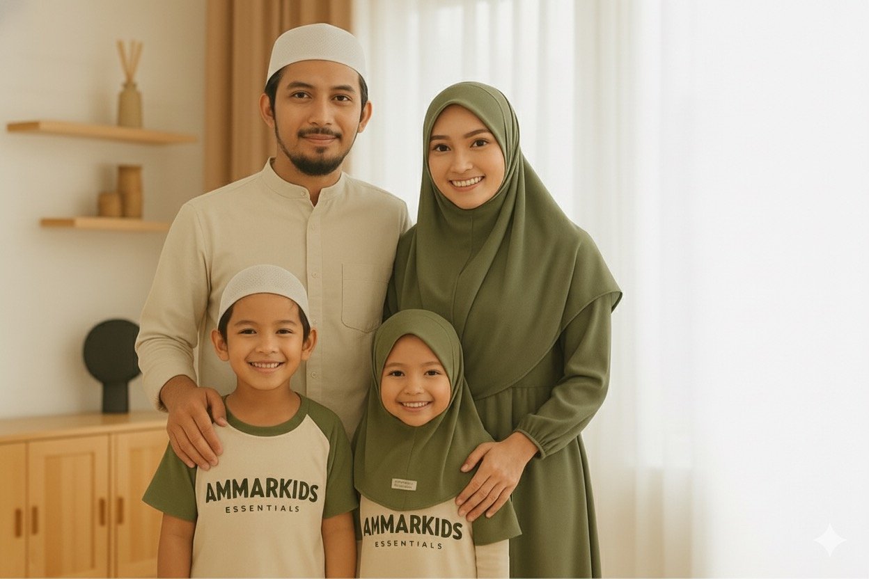Keluarga Muslim Bahagia